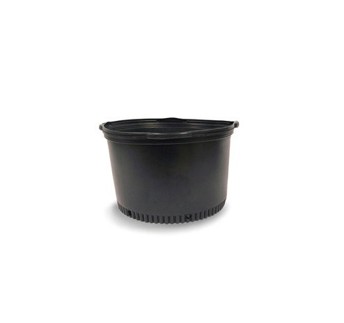20 Gallon Whiteridge Squat Nursery Pot Black - 5 per sleeve - Nursery Containers